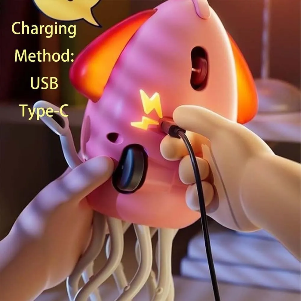 Electric Dancing Octopus Toy, Electric Automatic Obstacle Avoidance Octopus, Crazy 8-Leg Action Octopus with Smart Obstacle Avoidance, Auto Avoid Crawling Dancing Toy (Pink,Conventional)
