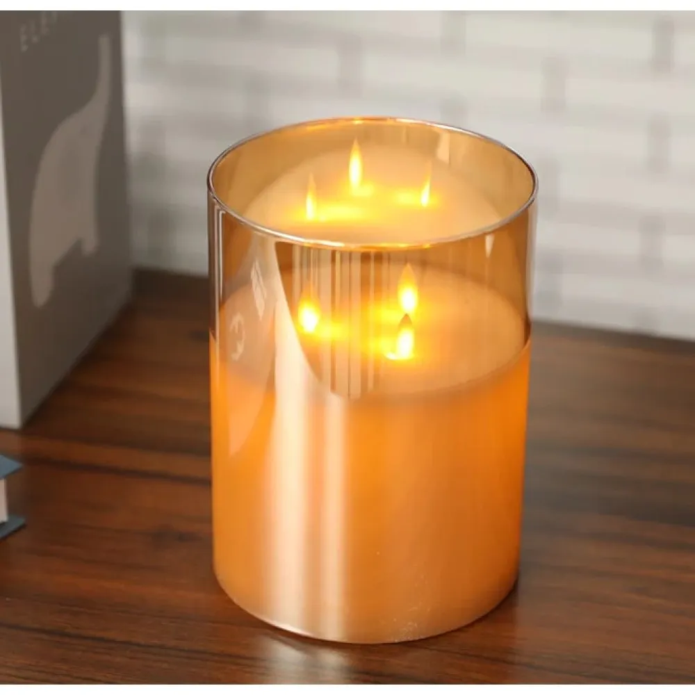 Electronic Battery Powered Flameless Flickering Led Candles for Halloween Home Decor