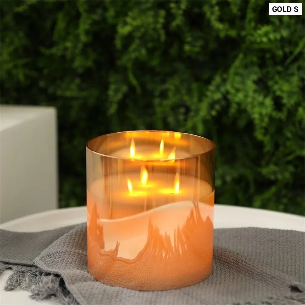 Electronic Battery Powered Flameless Flickering Led Candles for Halloween Home Decor