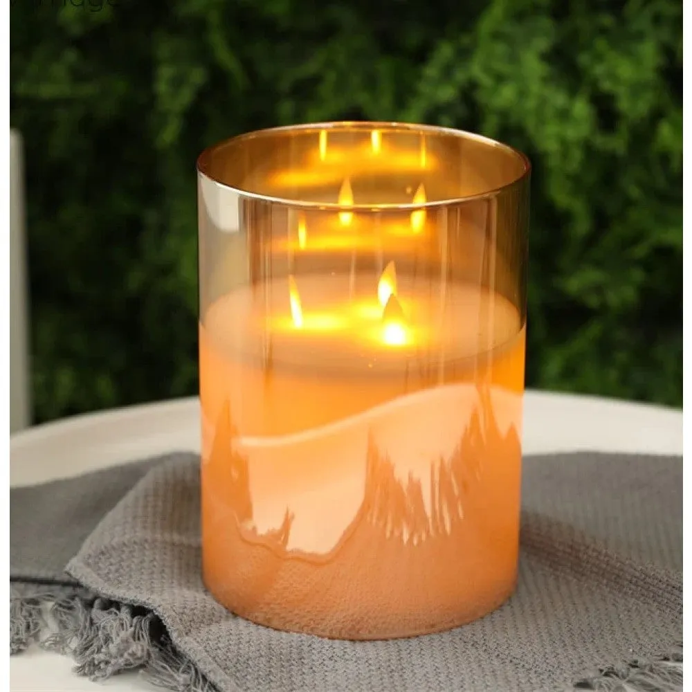 Electronic Battery Powered Flameless Flickering Led Candles for Halloween Home Decor