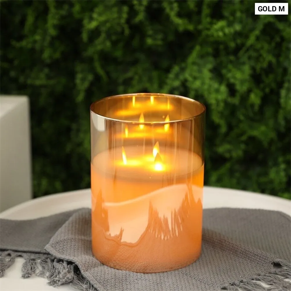 Electronic Battery Powered Flameless Flickering Led Candles for Halloween Home Decor