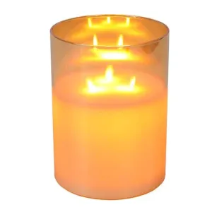 Electronic Battery Powered Flameless Flickering Led Candles for Halloween Home Decor