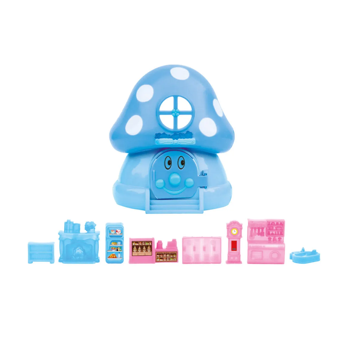 Elsa Mini Doll House - Single Pc | Girls Role Playset | Pretend Play | Doll House with Furniture | Dollhouse Accessories | Imaginative Play | Playhouse | For Kids Age 3  years