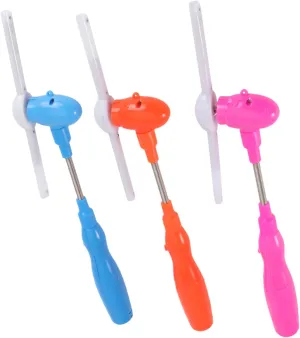 ERINGOGO 3pcs Colorful Shining Music Bar Electric Rotary Music Stick for Random Red for Fun Playtime Random Color
