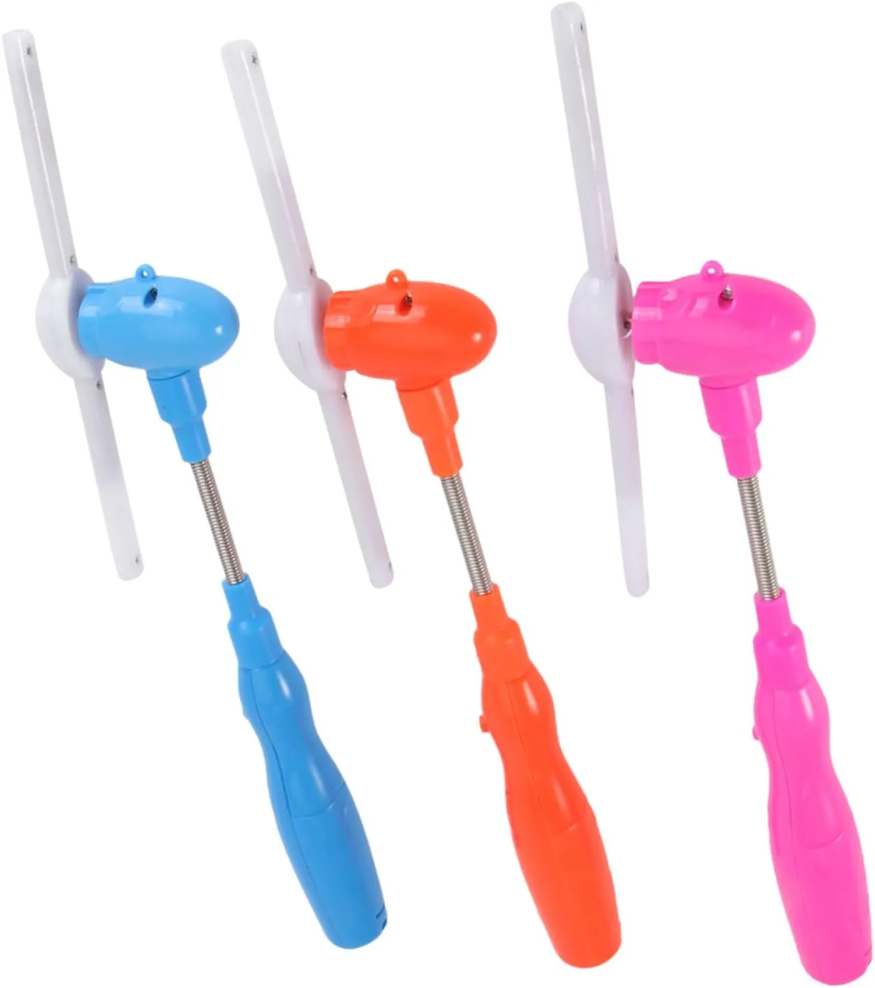 ERINGOGO 3pcs Colorful Shining Music Bar Electric Rotary Music Stick for Random Red for Fun Playtime Random Color