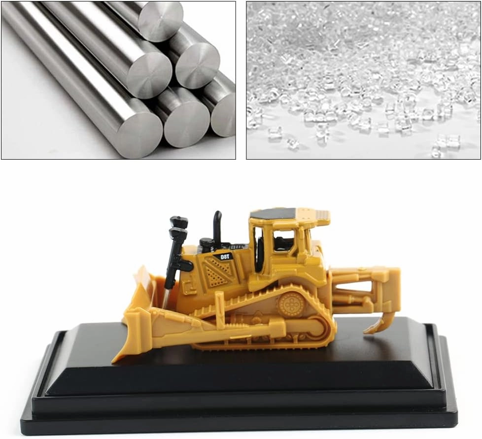 EROCK 1:160 N Scale Alloy Construction Vehicles - 1 Pcs, Die Cast Mini Construction Truck Toys, Engineering Vehicle Model for N Scale Railroad, Train Set, Collection, Age 8 