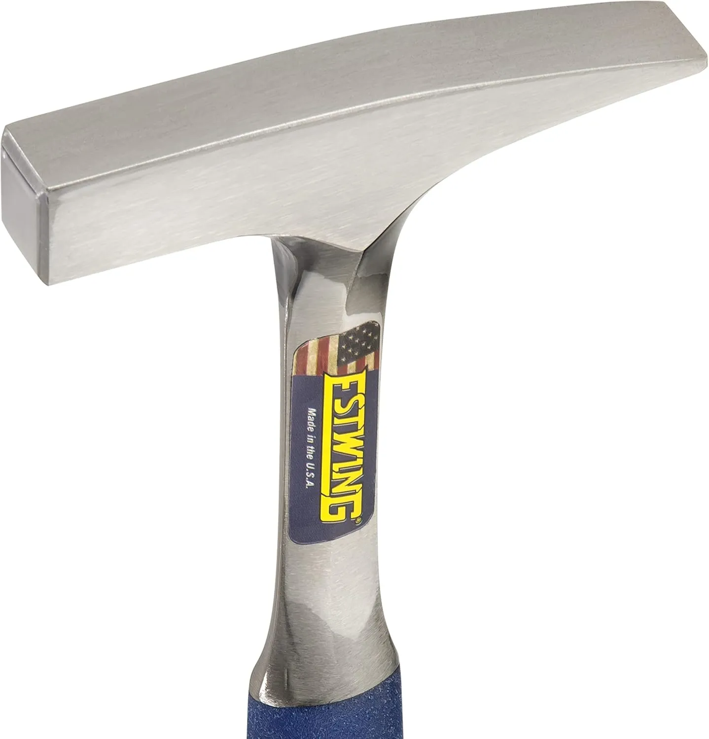 ESTWING Tinner's Hammer - 18 oz Sheet Metal Hammer with Forged Steel Construction & Shock Reduction Grip - T3-18