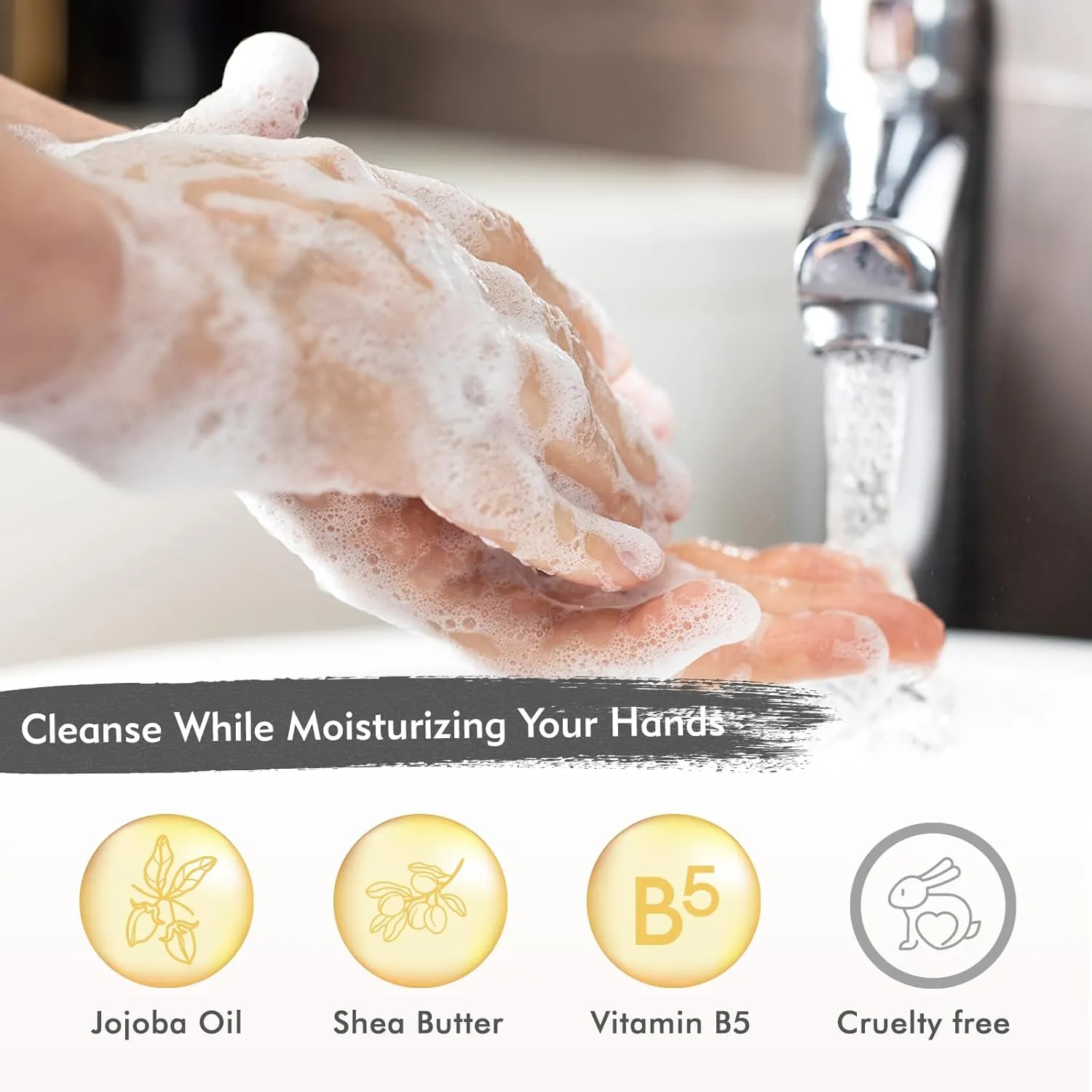 Eucalyptus & Mint Liquid Hand Soap Refills, Gentle & Moisturizing Formula, Natural Cruelty-Free Soap, Large 750 ML Bottles Bulk for Kitchen, Bathroom, and Dispensers (26 FL OZ, Pack of 3)