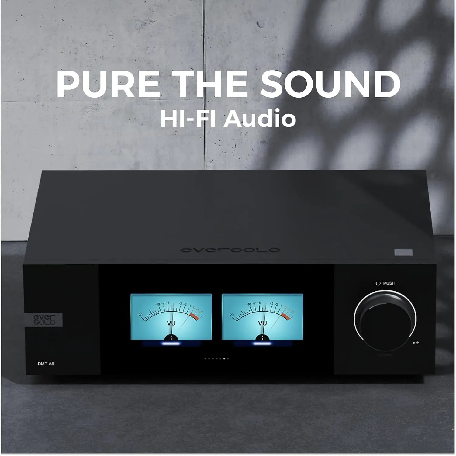 EVERSOLO DMP-A6 Music Streamers, Network Player, Digital Music Streamer, DAC, Music Service&Streaming MQA Full Decode, DSD512 PCM768kHz/32Bit Bluetooth 5.0, 6’’HD Touchscreen, Exclusive App