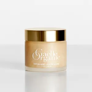 Exfoliant Superieure - Natural Facial Scrub with Willow Bark Extract (Salicylic Acid) & Sea Salt for Radiance - 2oz