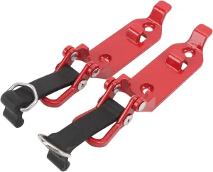 Fabater Roof Rack Shovel Clamp 2 Pack Secure Fixing Roof Rack Shovel Bracket for Car (Red)