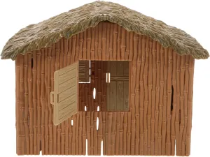Fairy Houses for Outside Plastic Farm House Model Dollhouse Miniatures Landscape Ornament Decorative Adorn