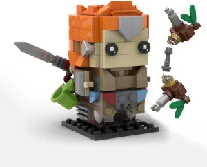 Female Hunter ALOY from Role-Playing Game 246 Pieces Building Kit MOC Build for Age 18 