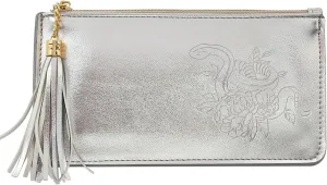 Feng Shui Wealth Wallet Zodiac Snake Women Wallet Silver Money Bag