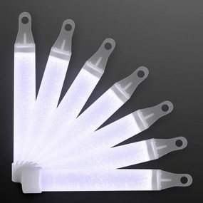 FlashingBlinkyLights 4" White Mini Glow Sticks (Set of 50)