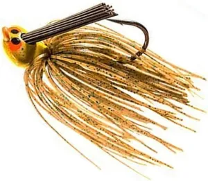 Flipping Jig 5/8 Oz Spring Pumpkin Cross Eye Bass Highly Efficient Lures for Various Kinds of Fish Jagg0le2357