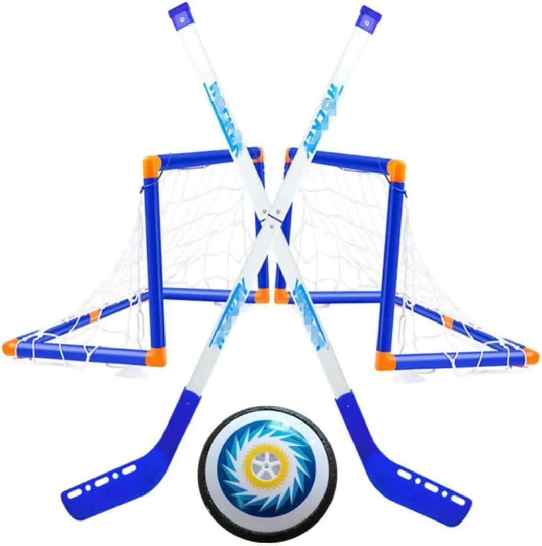 Floating Hockey Toy for Boys Electric Ice Hockey Game Interactive Sports Equipment Present for Boys and Girls