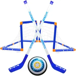 Floating Hockey Toy for Boys Electric Ice Hockey Game Interactive Sports Equipment Present for Boys and Girls