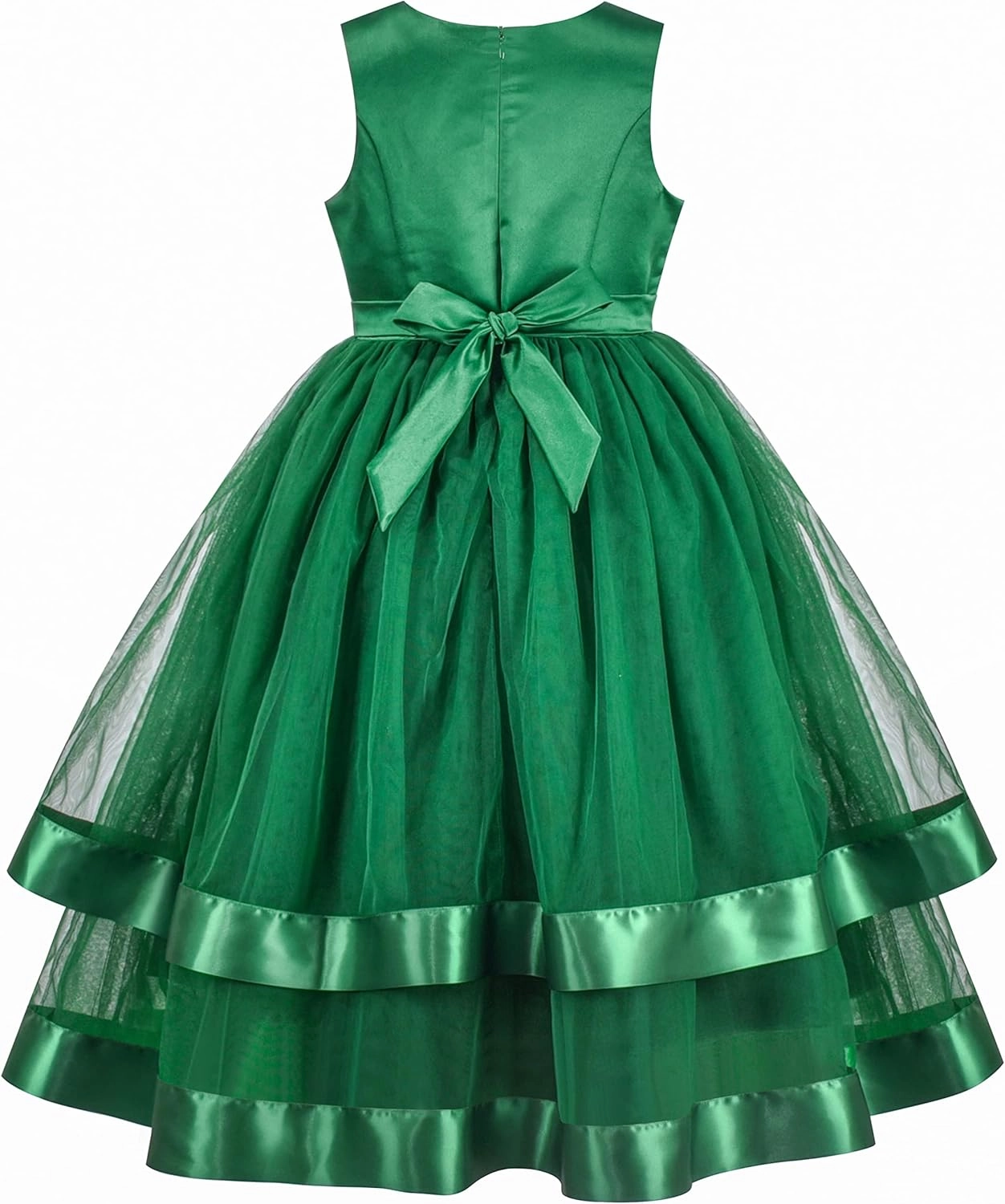 Flower Girl Dress Elegant Party Ball Gowns Vintage Pageant Princess Formal Dress