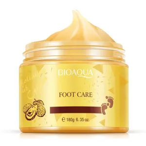 Foot Care Herbal Massage Scrub – Exfoliating Cream with Shea Oil & Natural Extracts – Deep Cleansing & Softening for Dry, Rough Feet – Refreshing Foot Spa Treatment – 180g / 6.35oz