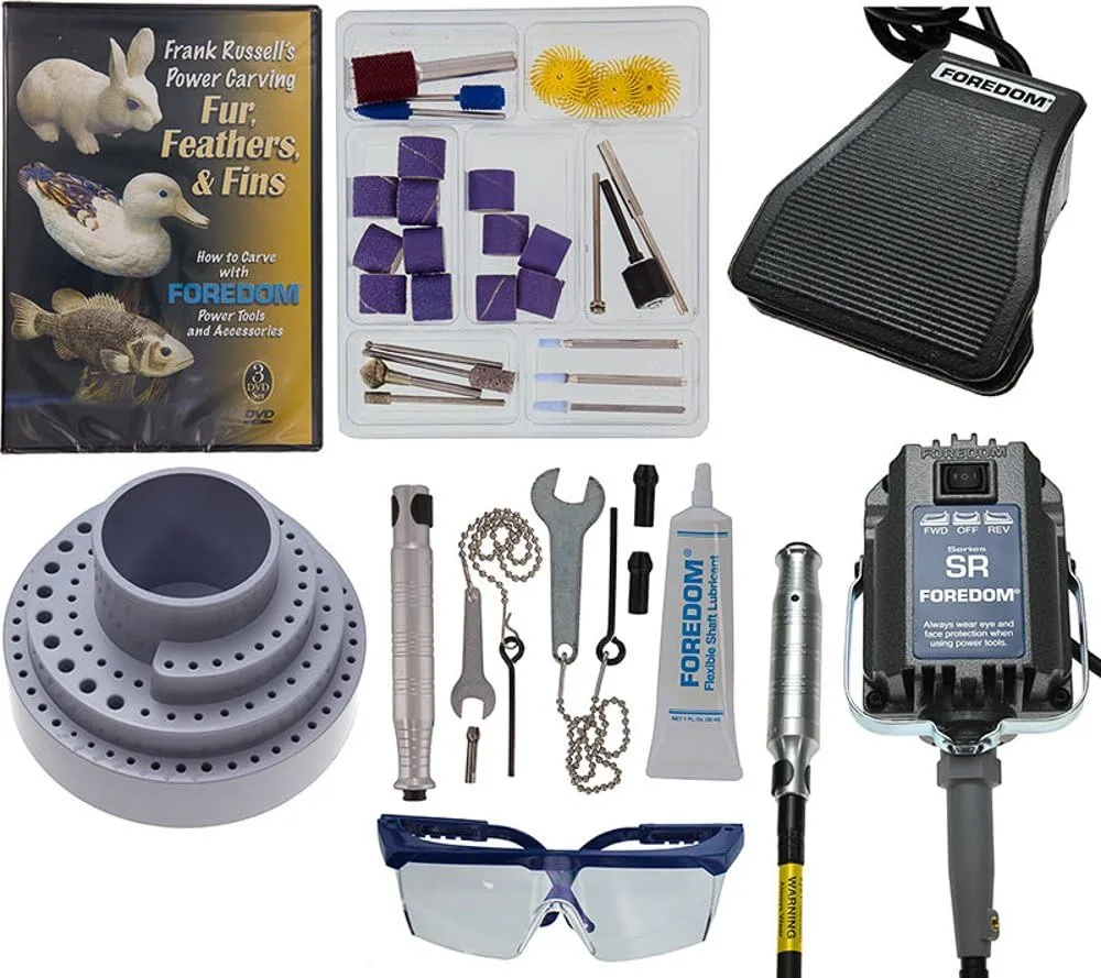Foredom K.5200 Deluxe Woodcarving Kit, 2 Handpieces, 115v