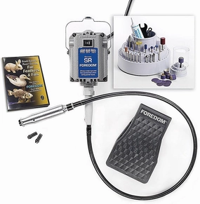 Foredom K.5241 Woodcarving Kit with MAMH-1 Bench Clamp Motor Hanger, 115v