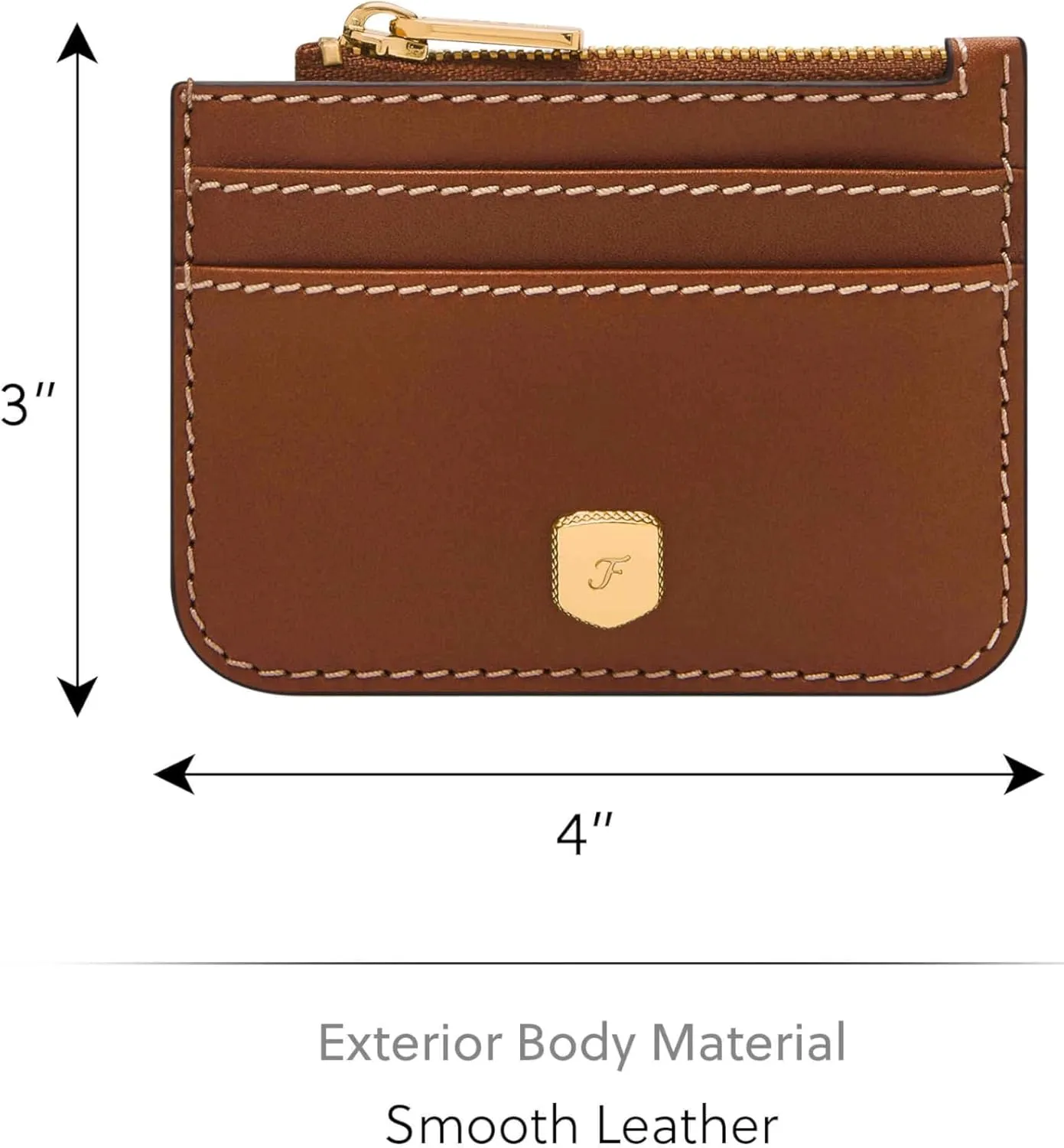 Fossil Lennox Zip Card Case Wallet