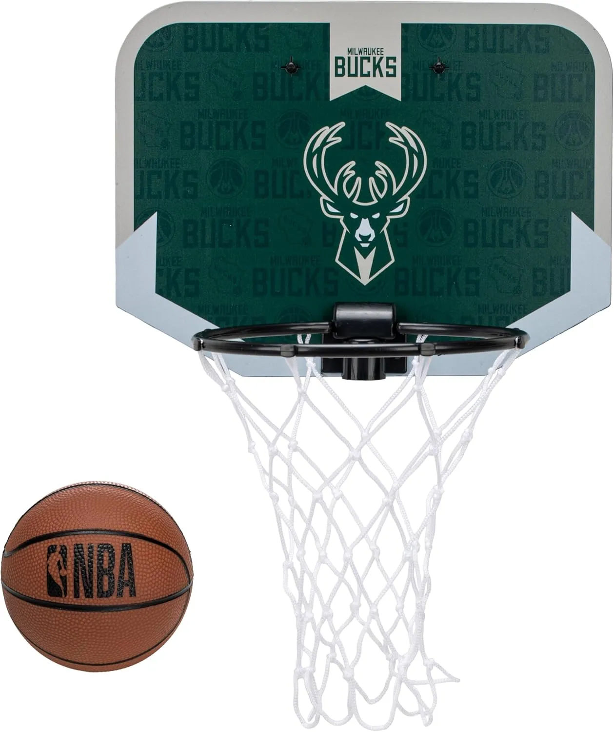 Franklin Sports NBA Team Over The Door Basketball Hoop - Kids Indoor Mini Basketball Hoop with Basketball - NBA Fan Shop Mini Hoop for Bedroom & Office