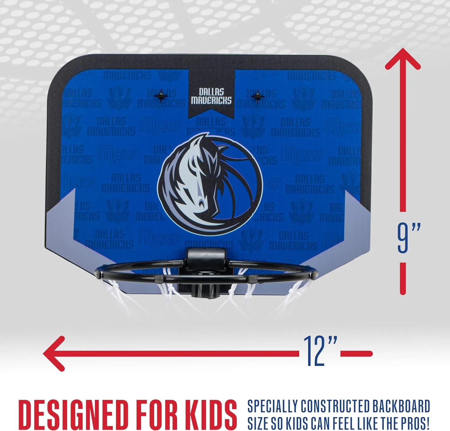 Franklin Sports NBA Team Over The Door Basketball Hoop - Kids Indoor Mini Basketball Hoop with Basketball - NBA Fan Shop Mini Hoop for Bedroom & Office