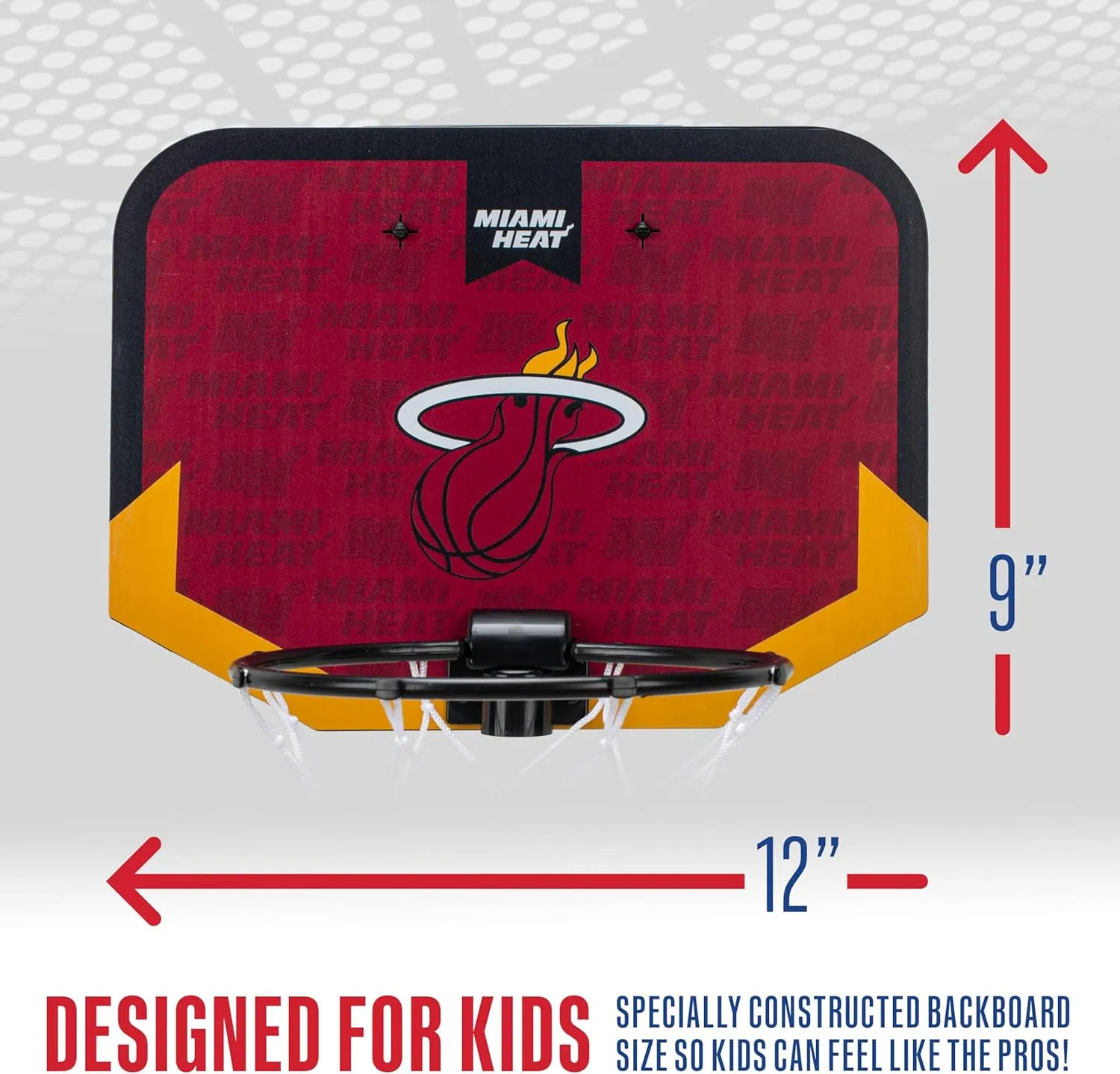 Franklin Sports NBA Team Over The Door Basketball Hoop - Kids Indoor Mini Basketball Hoop with Basketball - NBA Fan Shop Mini Hoop for Bedroom & Office