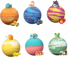 FRCOLOR 6pcs Sea Salt Bath Organic Bathing Natural Ingredients Fast Dissolution Rich Safe for Skin for Relaxation and Soothing Baths