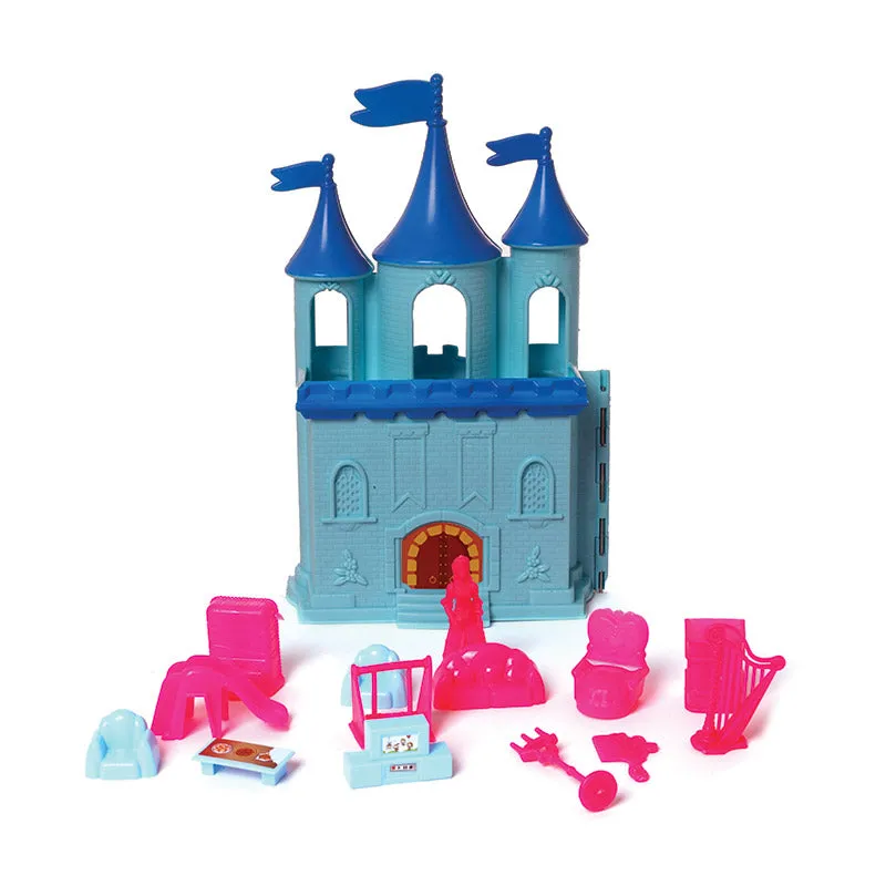 Frozen Doll House | Girls Role Playset | Pretend Play | Doll House with Furniture | Dollhouse Accessories | Imaginative Play | Playhouse | For Kids Age 3  years