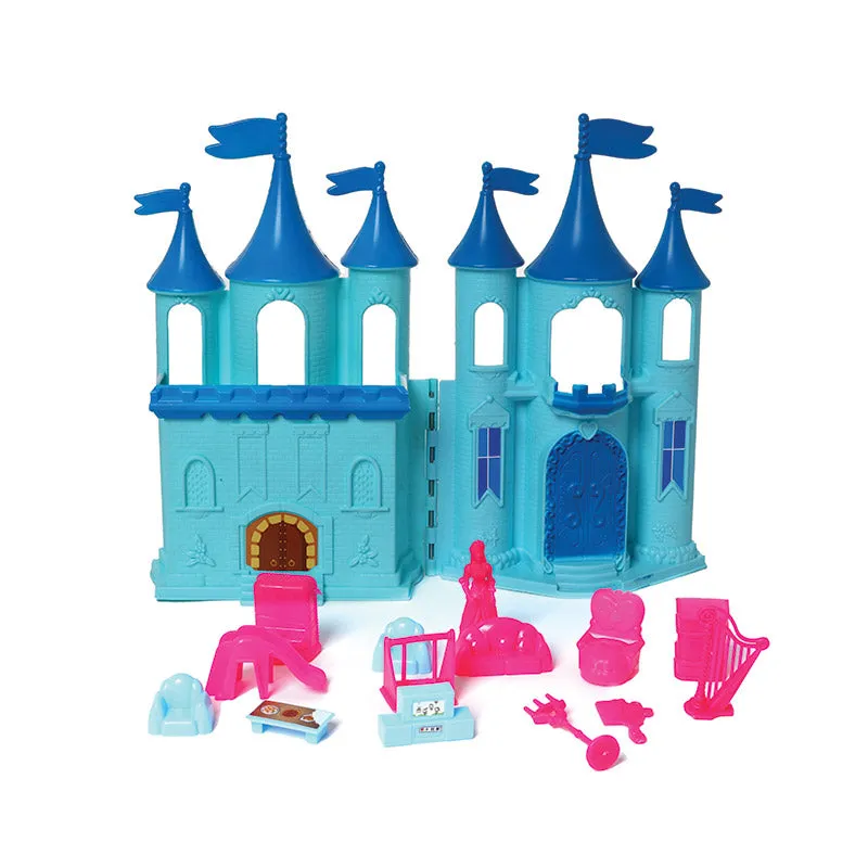 Frozen Doll House | Girls Role Playset | Pretend Play | Doll House with Furniture | Dollhouse Accessories | Imaginative Play | Playhouse | For Kids Age 3  years