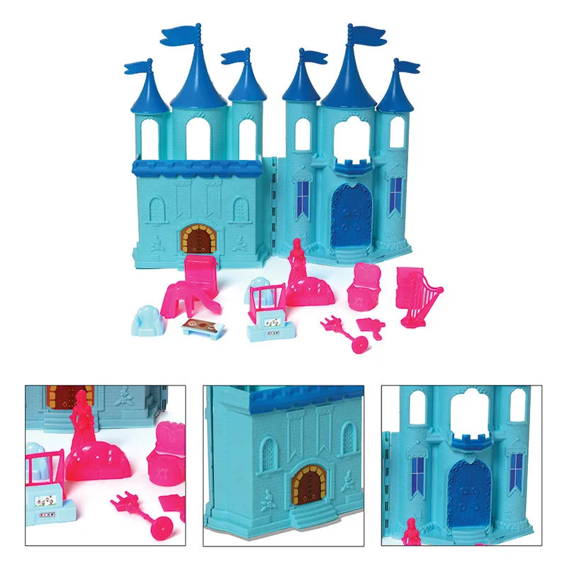 Frozen Doll House | Girls Role Playset | Pretend Play | Doll House with Furniture | Dollhouse Accessories | Imaginative Play | Playhouse | For Kids Age 3  years