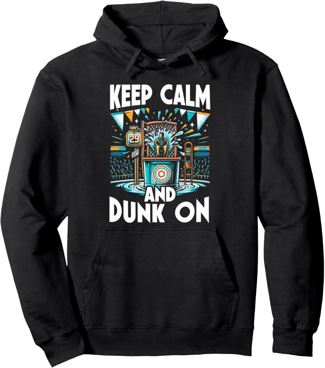 Funny Dunking Booth Carnival Game Dunk Tank Pullover Hoodie