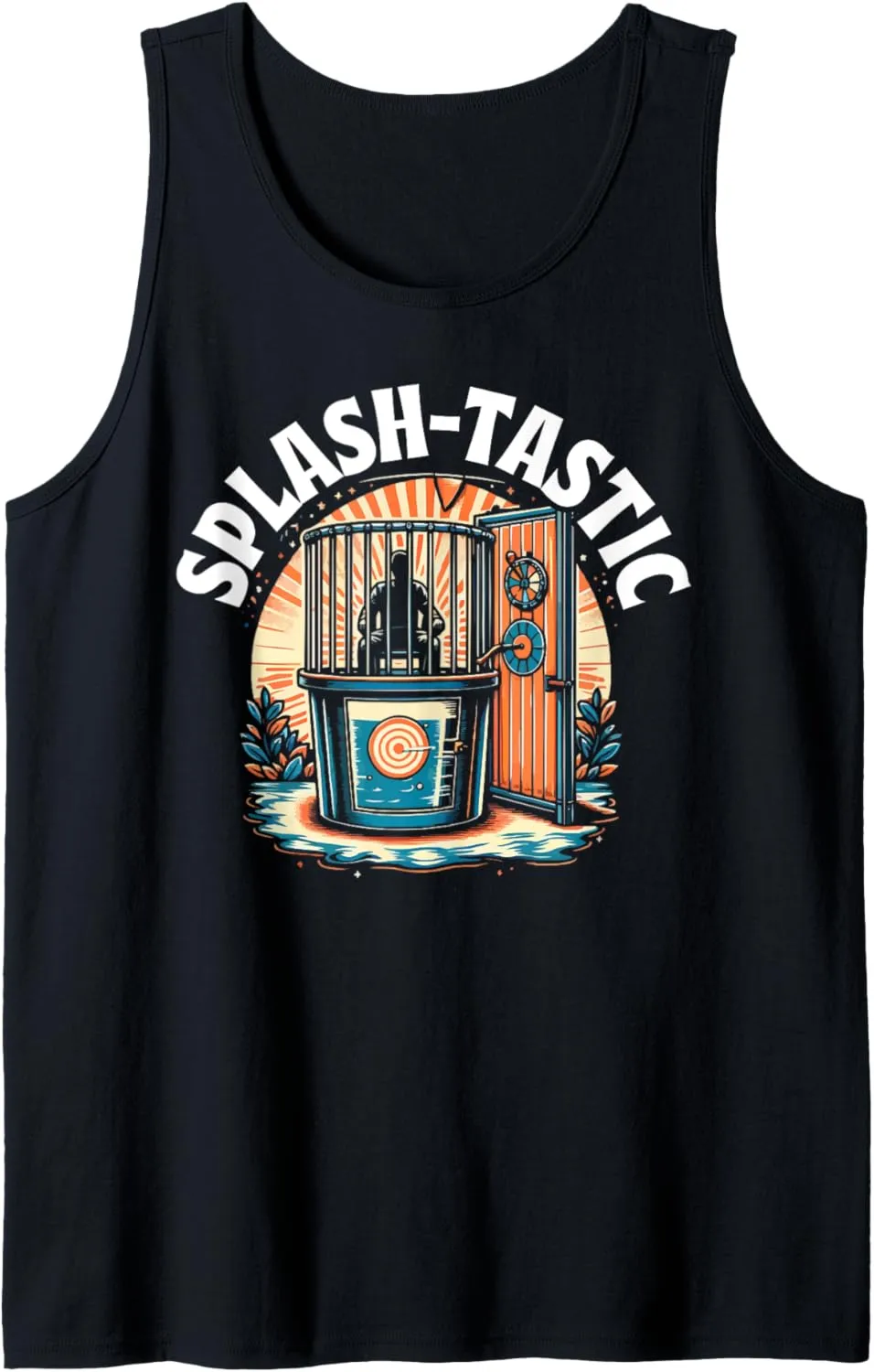 Funny Dunking Booth Carnival Game Dunk Tank Tank Top