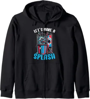 Funny Dunking Booth Carnival Game Dunk Tank Zip Hoodie