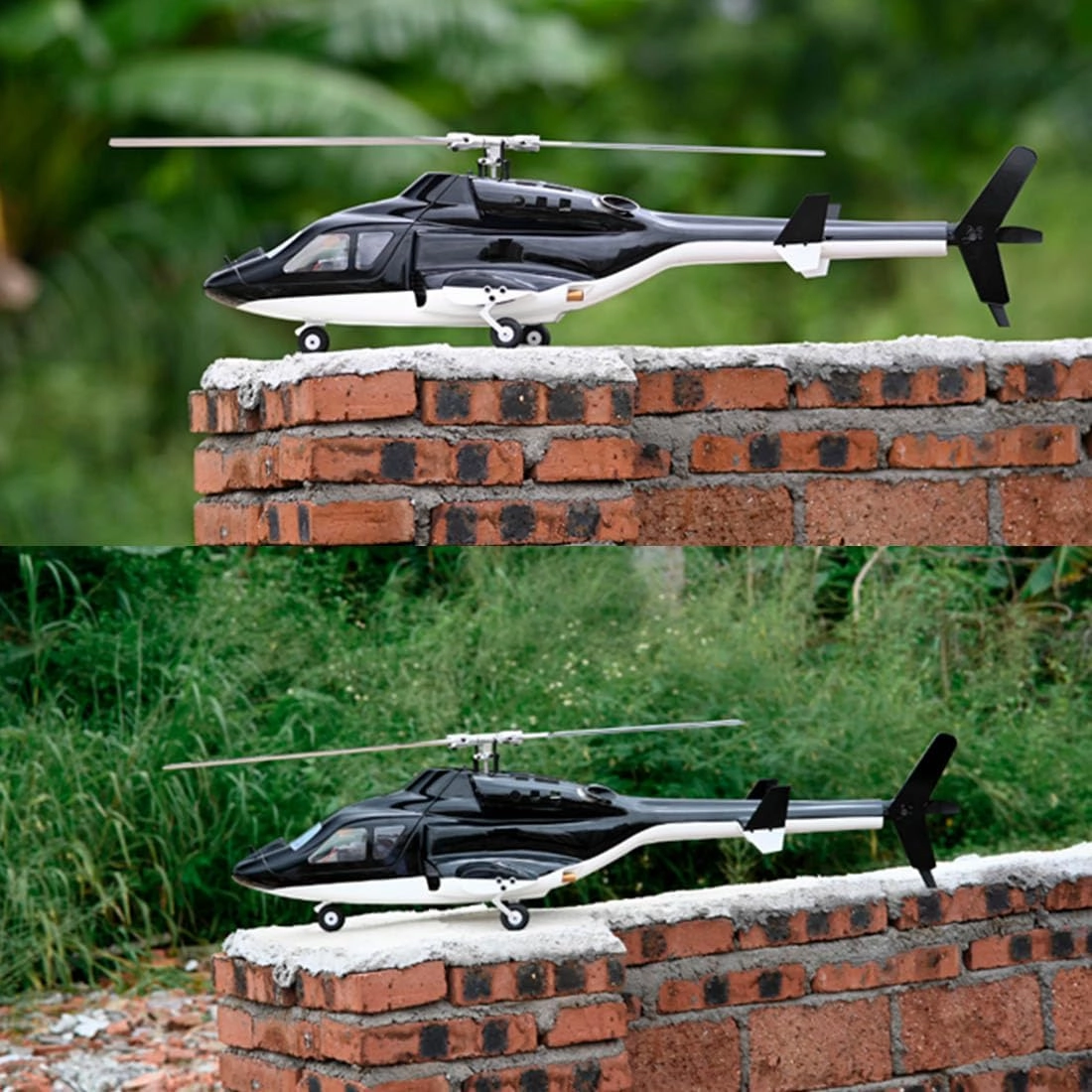 FW450L AW RC Helicopter Military, 2.4G 6CH 450-Class Remote Control Helicopter for Adults 1 Battery RC Armed Helicopter, Model 1 Right-Hand Flight Control -PNP RTF