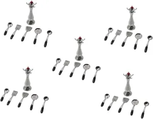 GALPADA 1 Set Miniature Kitchenware Set Decorative Dollhouse Utensils Retro Kitchen Accessories for Realistic Design for Dollhouse Decoration and Creative Layouts
