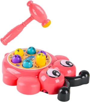 Game for Boys Girls Interactive Pounding Toy Novel Mole Attack Safe Boys and Girls Hammering Toy Cognitive Plaything