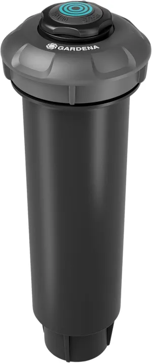 Gardena Sprinkler System Pop-up Sprinkler MD180: Pop-up Irrigation System for Medium lawns up to 180 m², Range from 5–7.5 m, with Rotary Nozzle, 1/2 inch Male Thread (8233-20)