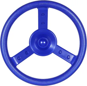 Garneck Compact Steering Wheel Toy: Portable Plastic Steering Wheel for Toddlers and Children for Vehicles and Playsets Installation