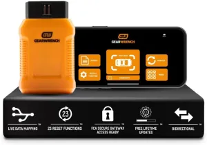 GEARWRENCH Professional Bi-Directional Diagnostic Scan Tool | GWSMARTBT