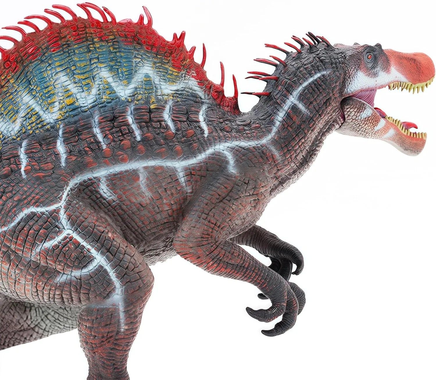 Gemini&Genius Spinosaurus Action Figure with Moveable Jaw - Kids Dinosaur Toy, Collectible Display and Creative Gift for Dino Lovers