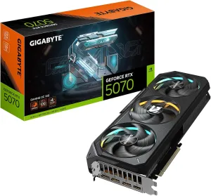 GIGABYTE GeForce RTX 5070 Gaming OC 12G Graphics Card, 12GB 192-bit GDDR7, PCIe 5.0, WINDFORCE Cooling System, GV-N5070GAMING OC-12GD Video Card