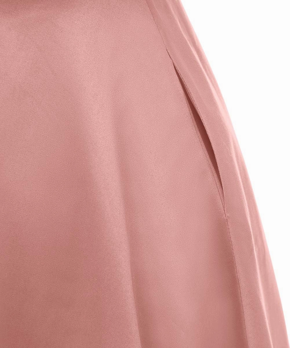 Girstunm Women's Classic Tea Dress Short Sleeve Swing Cocktail Party Dresses with Pockets