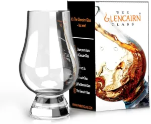 GLENCAIRN Wee Whisky Glass Set of 6 – Small, 70ml Mini Version of The Official Tasting Glass – Gift Boxed – Perfect for Scotch, Bourbon & Collectors