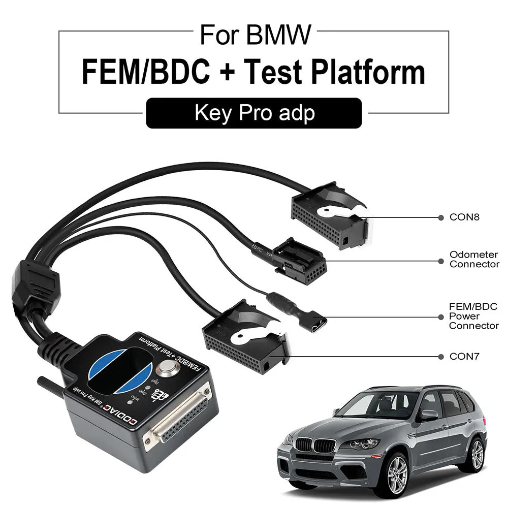 GODIAG GT100  GT100 Pro Breakout Box Plus BMW CAS1/ CAS2/ CAS3/ CAS4/ CAS4  and FEM/ BDC Test Platform For CAS Data Read Write Program All Key Lost