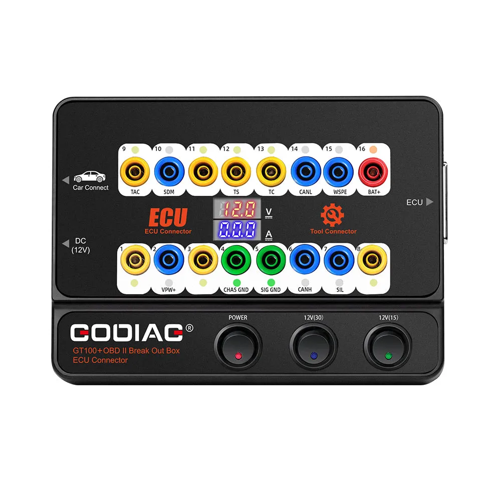 GODIAG GT100  GT100 Pro Breakout Box Plus BMW CAS1/ CAS2/ CAS3/ CAS4/ CAS4  and FEM/ BDC Test Platform For CAS Data Read Write Program All Key Lost