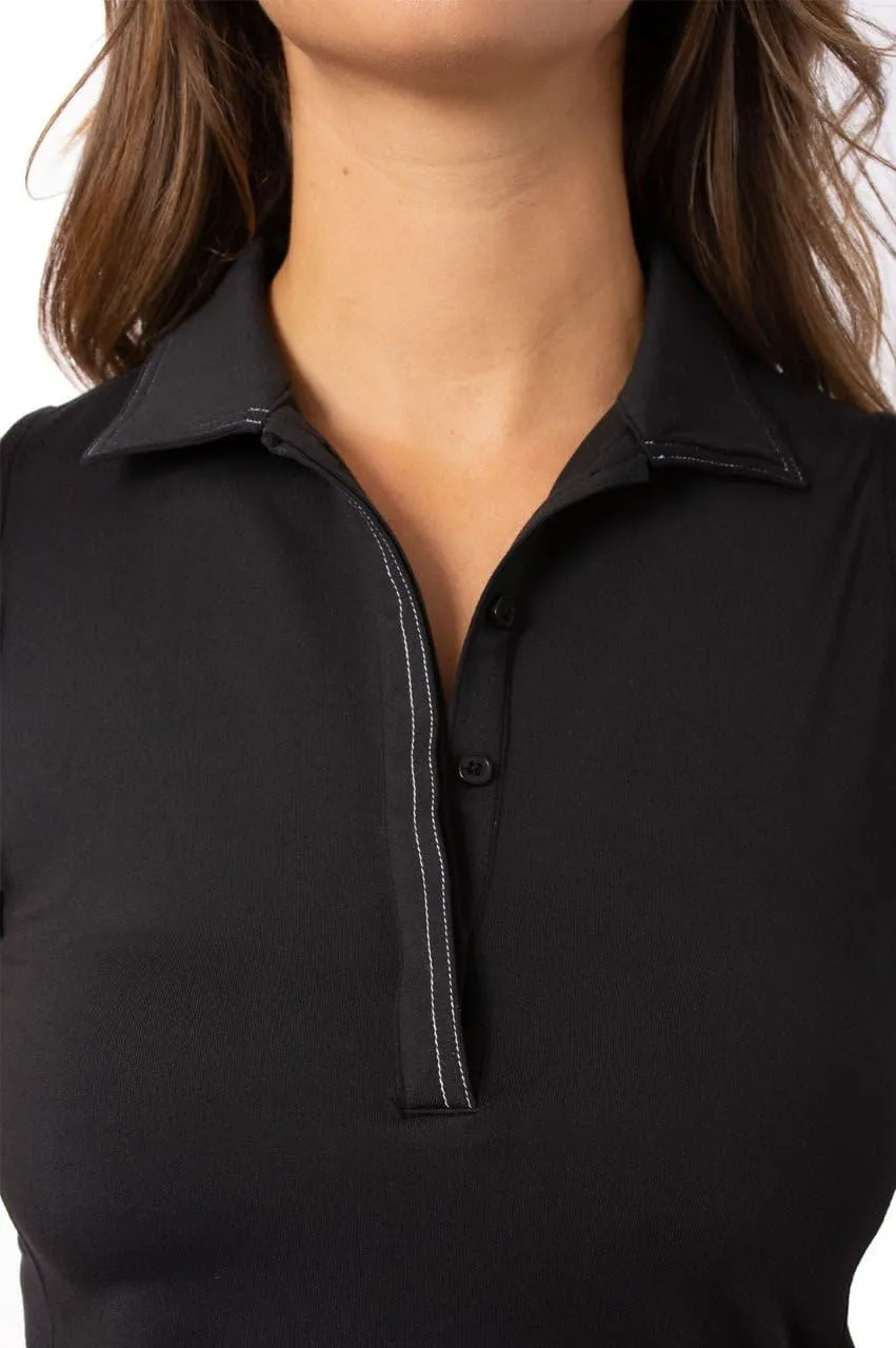 GOLFTINI Women’s Fabulous Sleeveless Golf Polo – Soft, Moisture-Wicking, UPF Shirt for Golf, Tennis, Pickleball & Office Wear